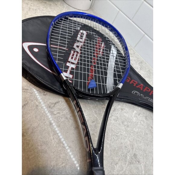 HEAD Comp Classic xtralong Graphite-Tech Oversize Tennis Racket w/ Cover - Picture 6 of 10